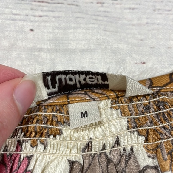 Tucker Silk Blend Floral Button Front Midi Dress - Picture 11 of 12